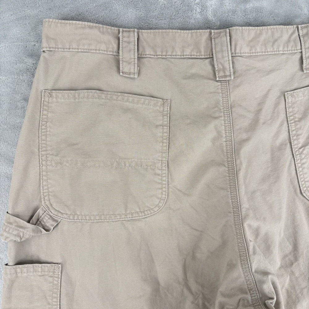 Carhartt Dungaree Fit Cargo Pants Men's 40x32 (Fits 37x28.5) Khaki Work Utility - Picture 2 of 16